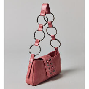 Urban Outfitters Silence + Noise Y2K Poppy O-Ring Shoulder Bag Pink NWT